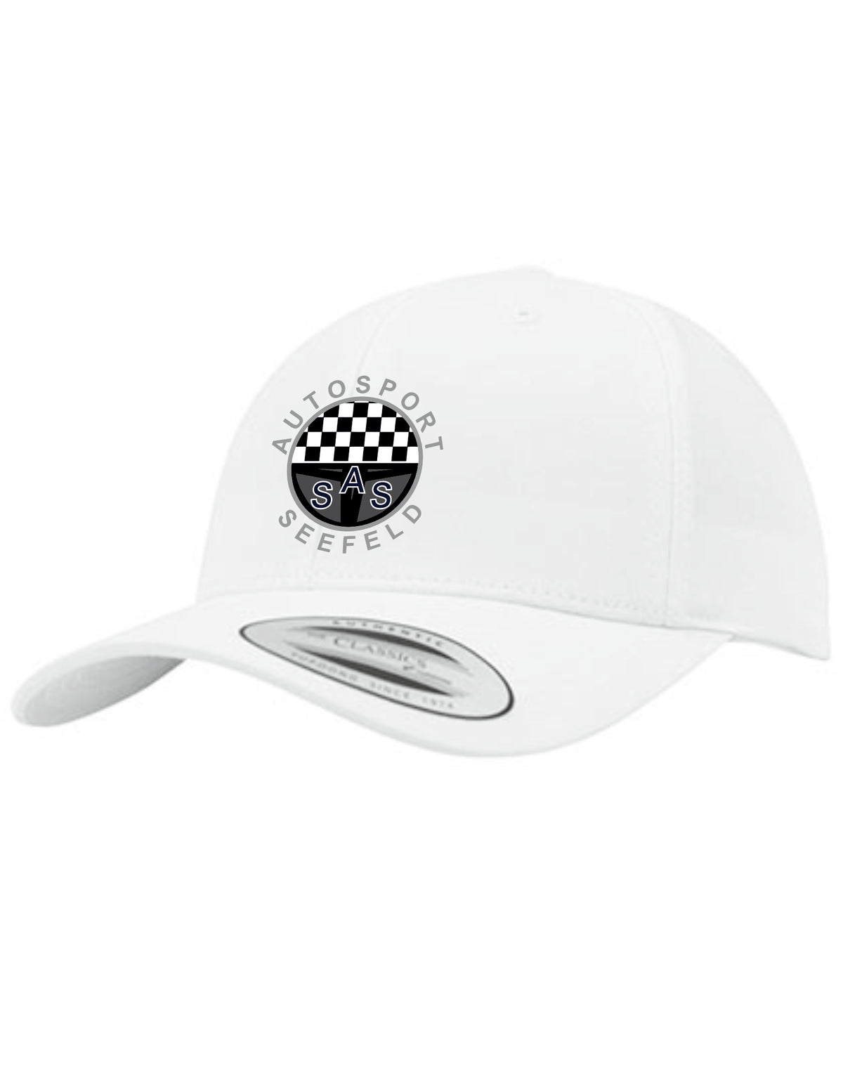Classic 6 Panel Cap – White