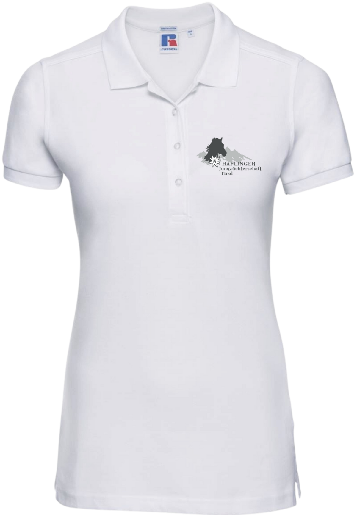 Ladies Fitted Stretch Polo WEISS
